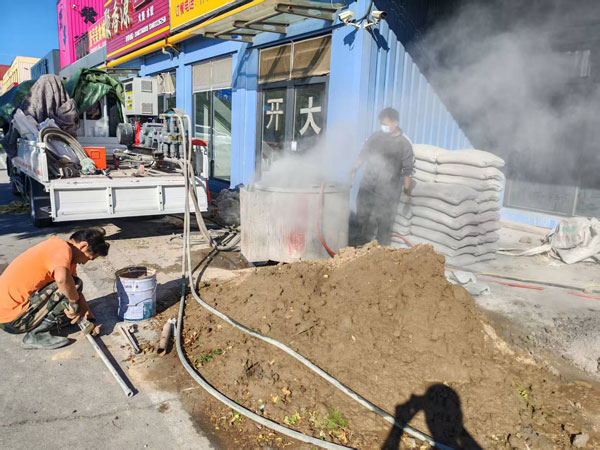 青山顶管注浆加固